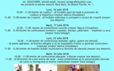 Atelier de vacanță la muzeu!