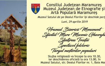 Hramul Bisericii Monument Sf. Mare Mucenic Gheorghe și sfințirea Troiței