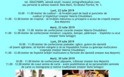 Atelier de vacanță la muzeu!