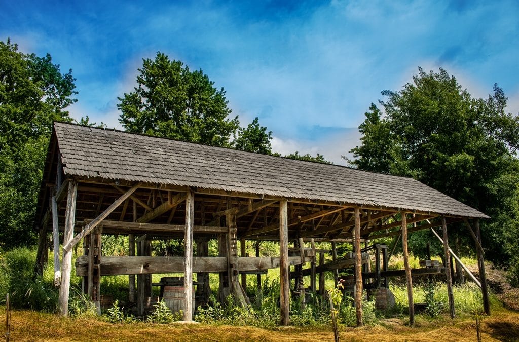 Pavilion de prezentare a instalațiilor de presat și tescuit – sf. sec. al XIX-lea