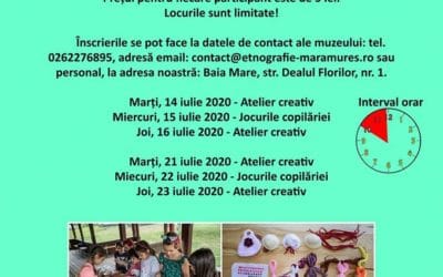 Atelier de vacanță la muzeu