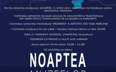 Noaptea Muzeelor 12 iunie 2021