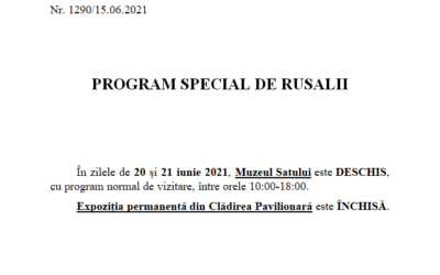 Program de Rusalii