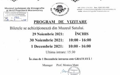 Program de vizitare